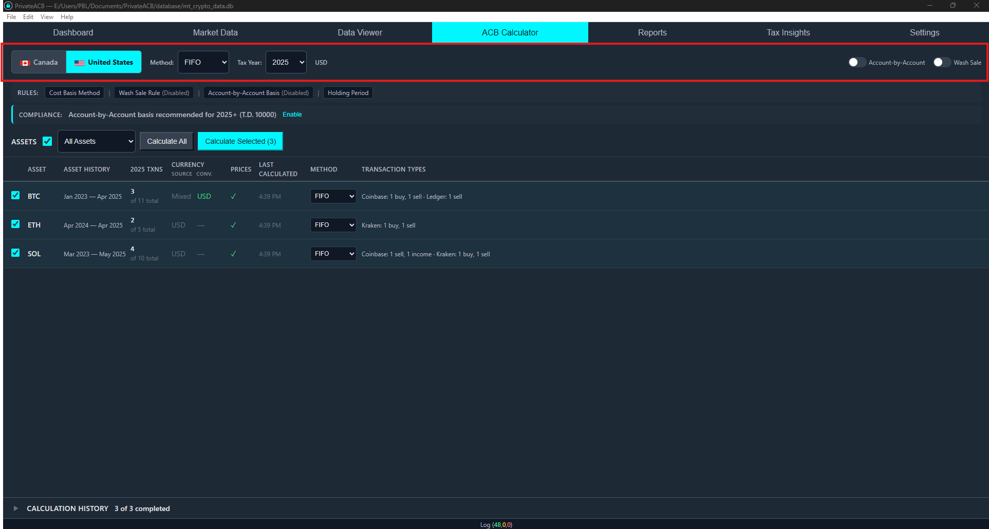 Config Bar — US